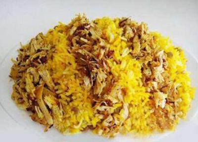 طرز تهیه عدس پلوی عربی با مرغ