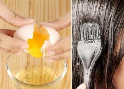 تخم مرغ ماسکی جادویی برای رشد سریع موها